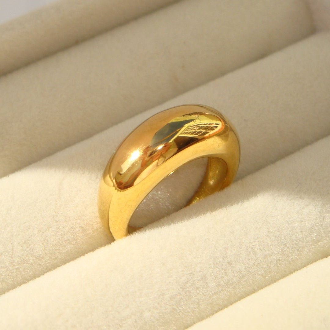 Chunk Ring Gold EmpressVenusJewellery