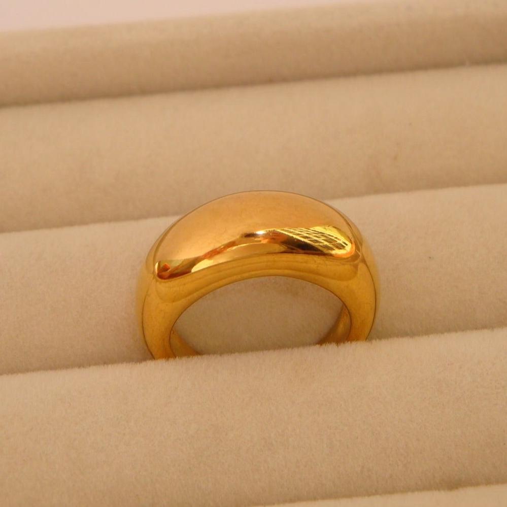 Chunk Ring Gold EmpressVenusJewellery